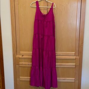 NWOT Calypso St Barth Magenta Nettie Dress M